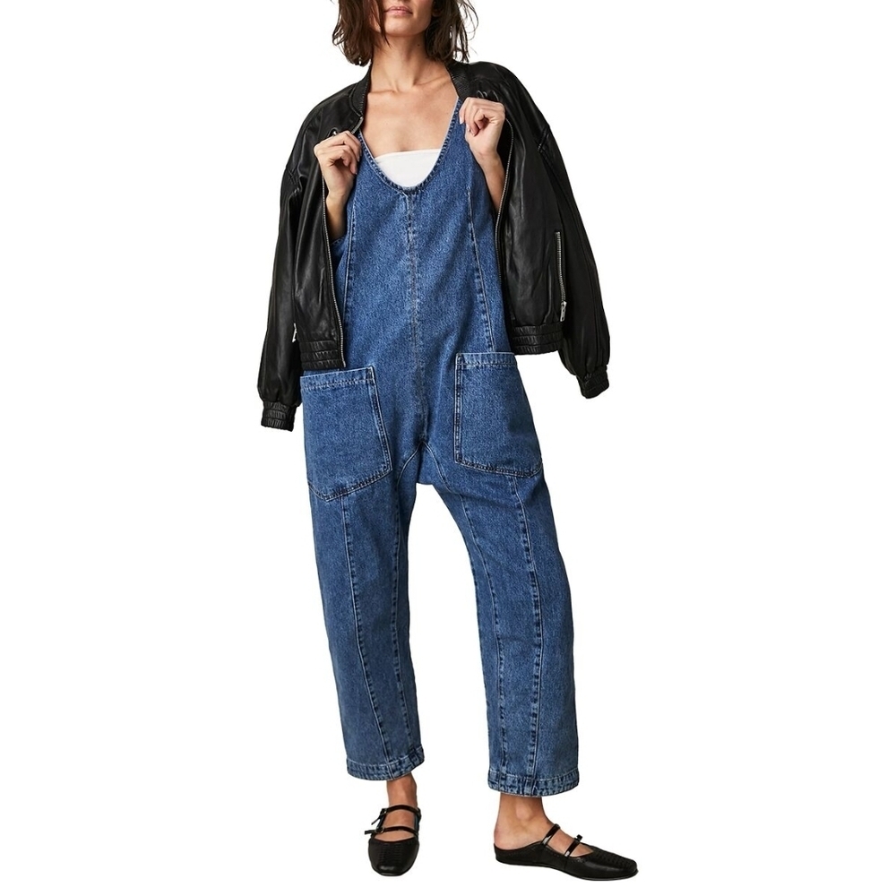 We The Free High Roller Jumpsuit Size XS